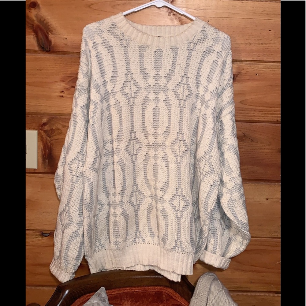 VINTAGE Knit Sweater - Boyfriend